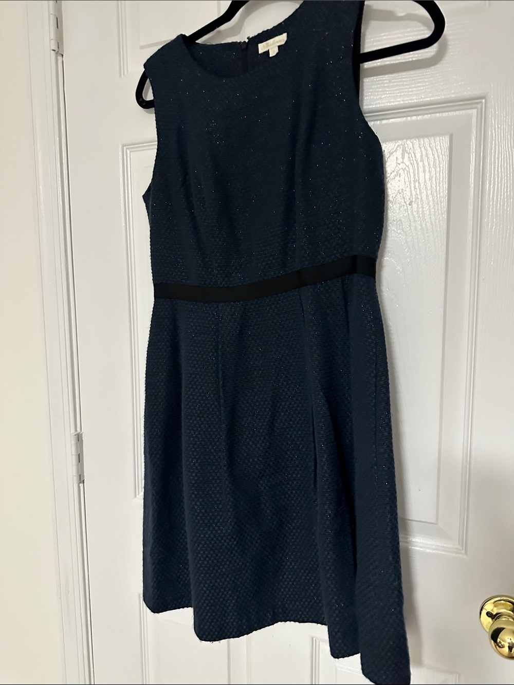 Shoshanna Tweed Dress, Blue/Black, Slize 6